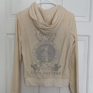 Juicy Couture Velour Zip Up Hoodie
